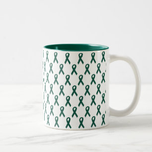 Organ Donor Ribbon Two-Tone Coffee Mug