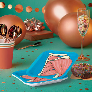 Organ Illustration Paper Plate