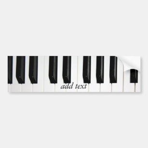Organ Keyboard Bumper Sticker