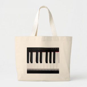 Organ Keyboard Large Tote Bag
