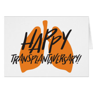 Organ Lungs | Happy Transplantaversary Card