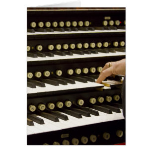 Organ manuals card