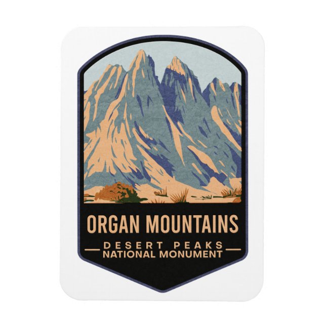 Organ Mountains Desert Peaks National Monument Magnet (Vertical)