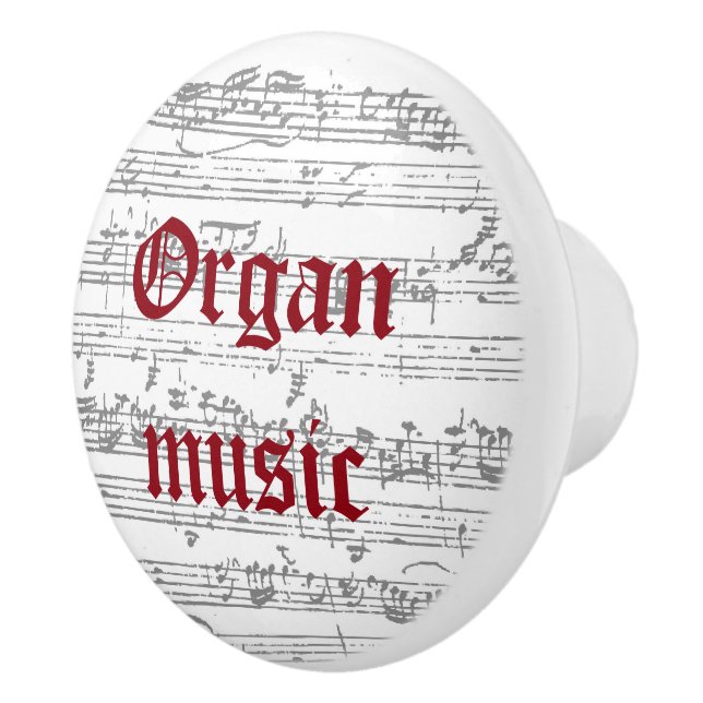 Organ music ceramic pull (Right)