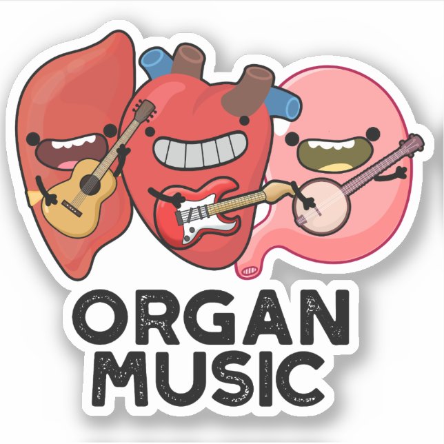 Organ Music Funny Anatomy Body Parts Pun  (Front)