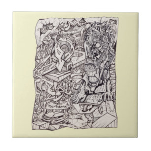 Organ of Worries  Ceramic Tile