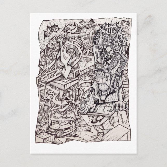 Organ of Worries  Postcard (Front)