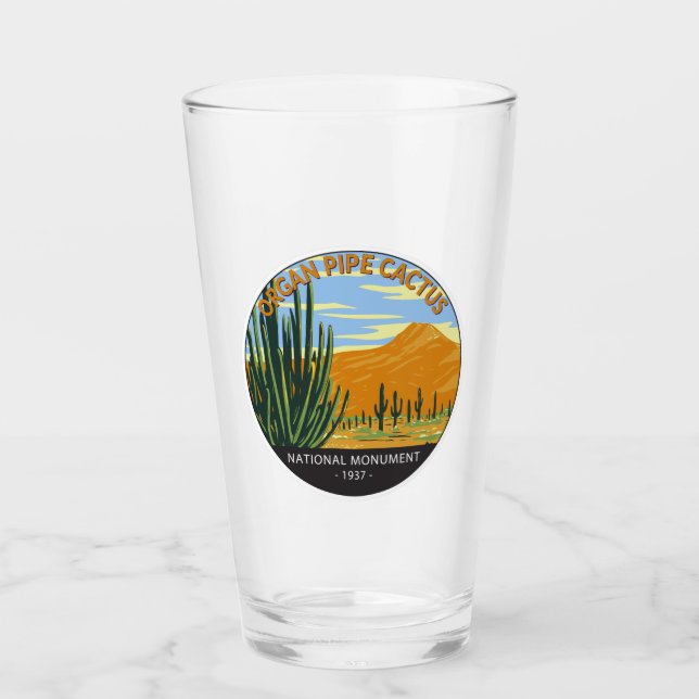 Organ Pipe Cactus National Monument Arizona Glass (Front)