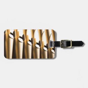 Organ pipes luggage tag