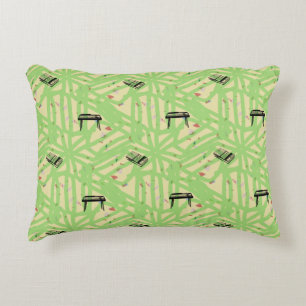Organ Recorder Pattern Choose Background Colour P Decorative Cushion