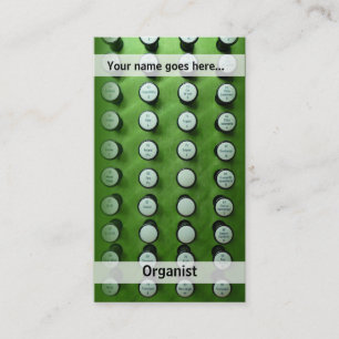 organ stops business card