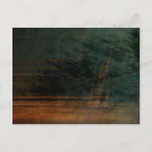 Organic abstract #1466 postcard