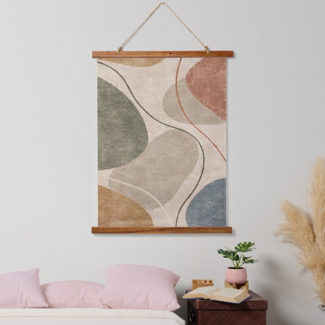 Organic Abstract Hanging Tapestry (Bedroom)