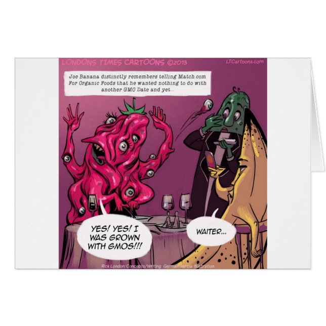 Organic And GMO Date Funny (Front Horizontal)