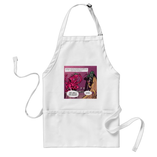Organic And GMO Date Funny Standard Apron (Front)