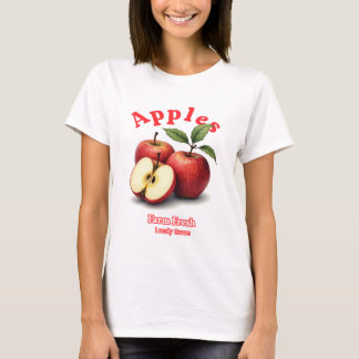 Organic Apples Farm Fresh Locally Grown Tee