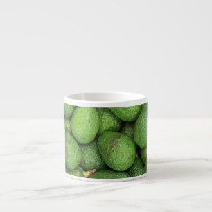 Organic avocados espresso cup