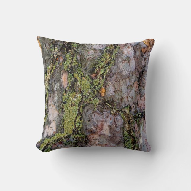 Organic Bark Texture 3 Cushion (Front)