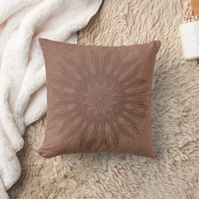 Organic BOHO Lifestyle Sunburst Mandala Cushion (Blanket)