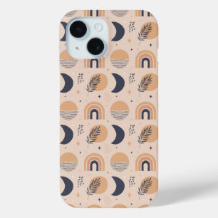 Organic Boho Pattern iPhone 15 Case