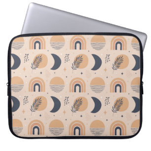 Organic Boho Pattern Laptop Sleeve