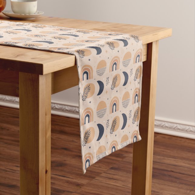 Organic Boho Pattern Medium Table Runner (In Situ)