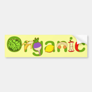 Organic Bumper Sticker