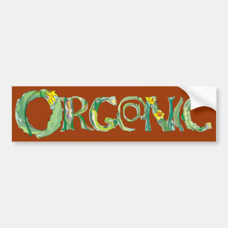 Organic Bumper Sticker