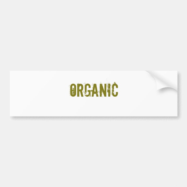 organic bumper sticker (Front)