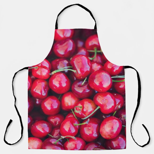 Organic California Cherries Celebration Apron (Front)