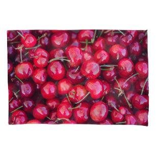 Organic California Cherries Celebration Pillowcase