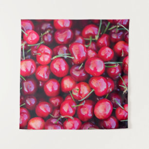 Organic California Cherries Celebration Tapestry