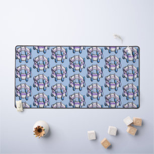 Organic Chemistry Art - Benzene Molecule Pattern Desk Mat