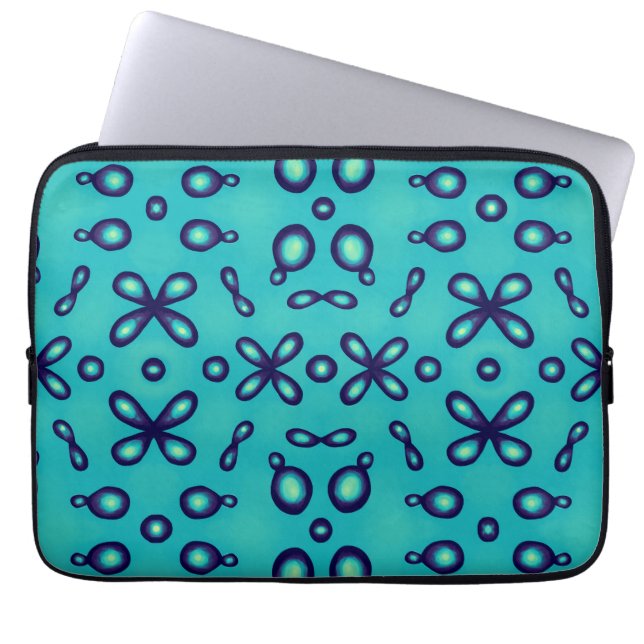Organic Chemistry Atomic Orbitals Pattern Laptop Sleeve (Front)