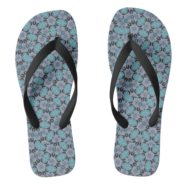 Organic Chemistry Blue Pair of Flip Flops (Footbed)