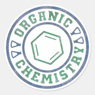 Organic Chemistry Classic Round Sticker