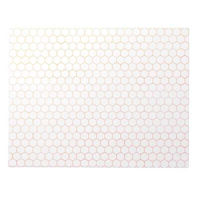 Organic Chemistry Hexagonal Large  Graph Paper Not Notepad (Front)