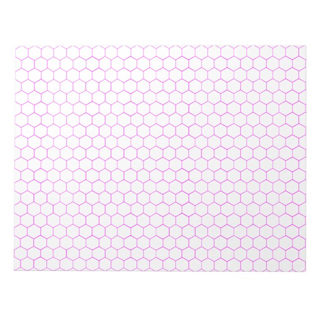 Organic Chemistry Hexagonal Large  Graph Paper Not Notepad (Front)