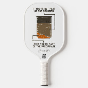 Organic Chemistry Science Teacher Personalised Pickleball Paddle