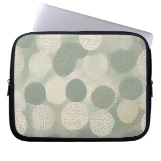Organic Circle Blender Pattern Laptop Sleeve