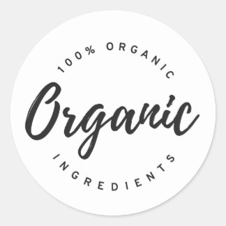 Organic Classic Round Sticker