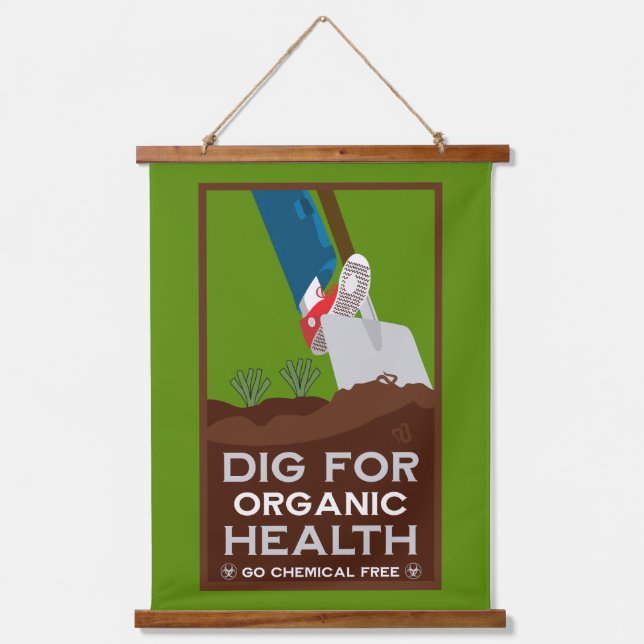  Organic Eco Farming Hanging Tapestry (Front)