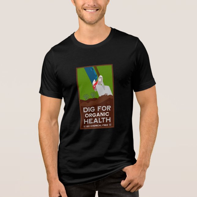  Organic Eco Farming Tri-Blend Shirt (Front)