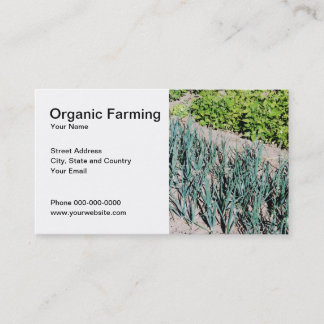 Organic Farming Business Card