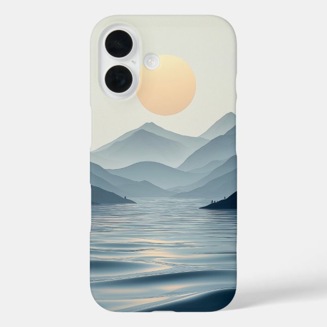 Organic Flow Pattern Phone Case (Back)
