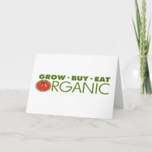 Organic Food Holiday Card
