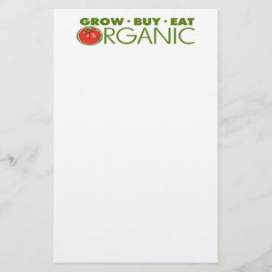 Organic Food Stationery