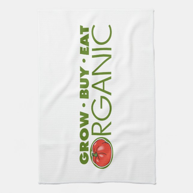 Organic Food Tea Towel (Vertical)