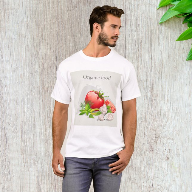 Organic Food Vegetables T-Shirt (Creator Uploaded)