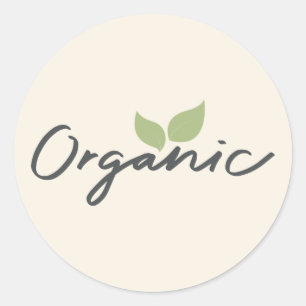 organic fresh food label